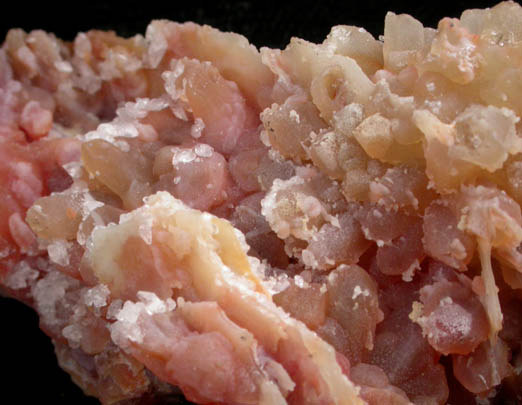 Calcite coated with Quartz Chalcedony from Durango, Mexico