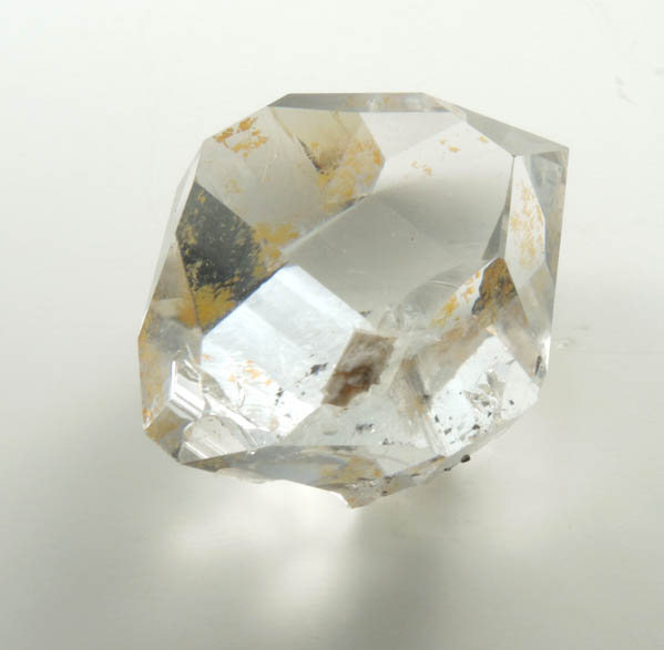 Quartz var. Herkimer Diamond with Pyrobitumen inclusions from Middleville, Herkimer County, New York