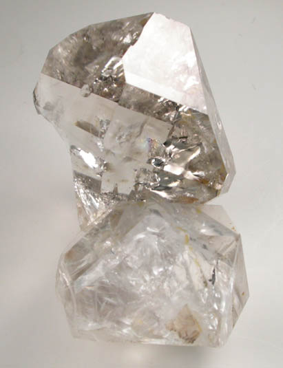 Quartz var. Herkimer Diamonds with Dolomite from Middleville, Herkimer County, New York