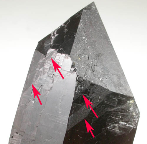 Quartz var. Smoky Quartz (Dauphin-law twinned) from Moat Mountain, west of North Conway, Carroll County, New Hampshire