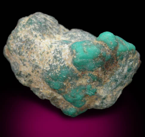 Turquoise from Kingman District, Mohave County, Arizona