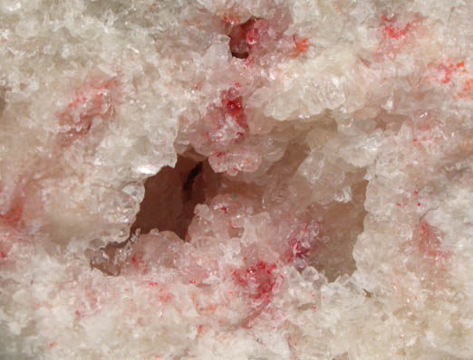 Colemanite with Realgar inclusions from Kramer District, Boron, Kern County, California