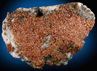 Mimetite var. Campylite on Quartz from Drygill Mine, Caldbeck Fells, Cumberland, England