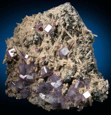Fluorite, Quartz, Siderite, Rhodochrosite, Sphalerite from Sweet Home Mine, Buckskin Gulch, Alma District, Park County, Colorado