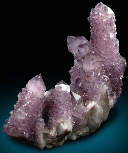 Quartz var. Amethyst (Cactus Quartz) from Boekenhouthoek area, Mpumalanga Province, South Africa