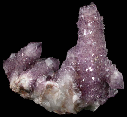 Quartz var. Amethyst (Cactus Quartz) from Boekenhouthoek area, Mpumalanga Province, South Africa