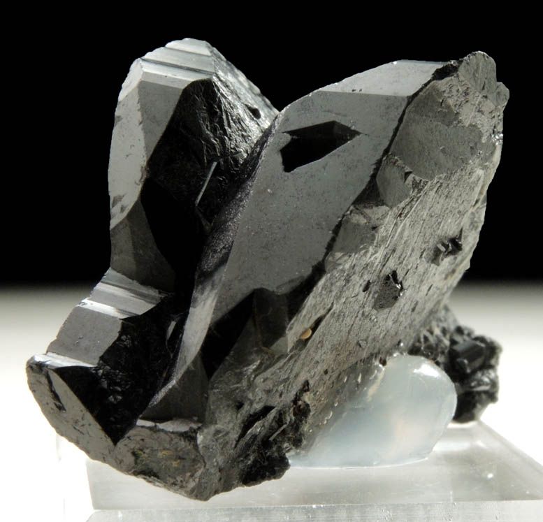 Ferberite (twinned crystals) from Rosario Mine, Cerro Tazna, Potos Department, Bolivia