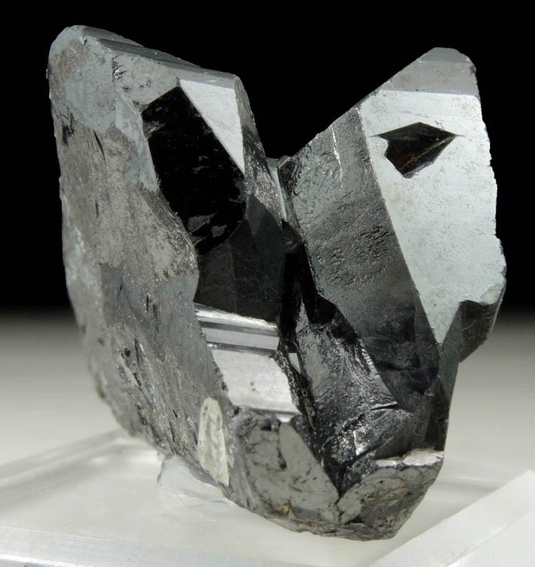 Ferberite (twinned crystals) from Rosario Mine, Cerro Tazna, Potos Department, Bolivia