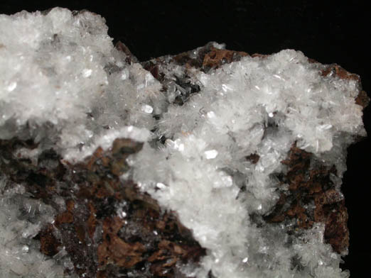 Hemimorphite from Sterling Mine, Ogdensburg, HW East BR West Limb, 430' Level, Sussex County, New Jersey