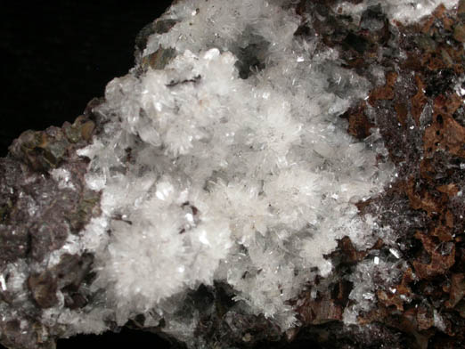Hemimorphite from Sterling Mine, Ogdensburg, HW East BR West Limb, 430' Level, Sussex County, New Jersey