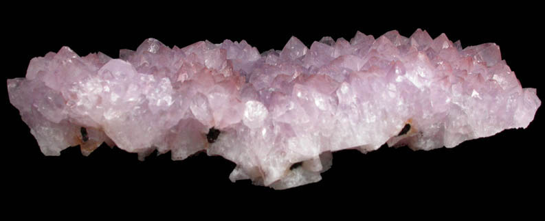 Quartz var. Amethyst with Hematite from Height's Lodge Pocket, Screel Hill, Dumfries & Galloway, Scotland