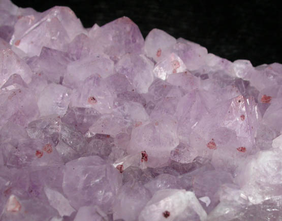 Quartz var. Amethyst with Hematite from Height's Lodge Pocket, Screel Hill, Dumfries & Galloway, Scotland