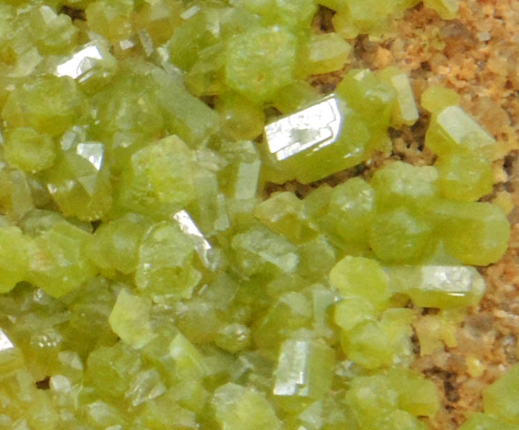 Pyromorphite from Grube Beim Stollen, Grafenwhr, Oberpfalz, Bayern (Bavaria), Germany