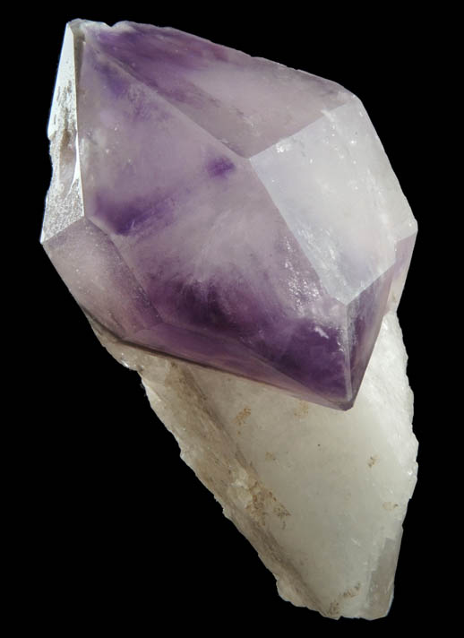 Quartz var. Amethyst (scepter formation) from Tafelkop, Goboboseb Mountains, 43 km west of Brandberg Mountain, Erongo region, Namibia