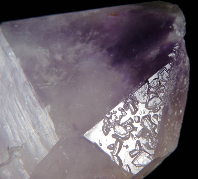 Quartz var. Amethyst (scepter formation) from Tafelkop, Goboboseb Mountains, 43 km west of Brandberg Mountain, Erongo region, Namibia