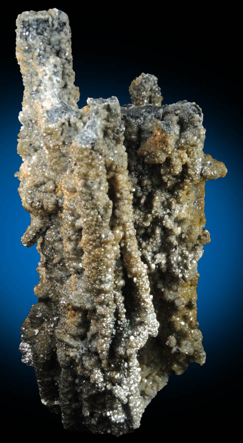 Smithsonite (stalactitic formations of parallel crystals) from Tsumeb Mine, Otavi-Bergland District, Oshikoto, Namibia