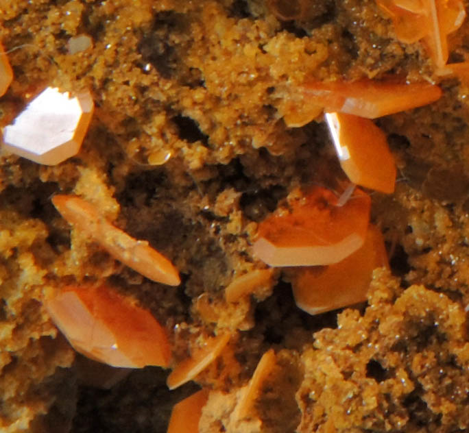 Wulfenite and Mimetite from Harrington-Hickory Mine, Beaver County, Utah