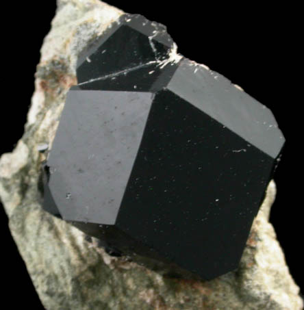 Andradite var. Melanite Garnet from New Idria District, San Benito County, California