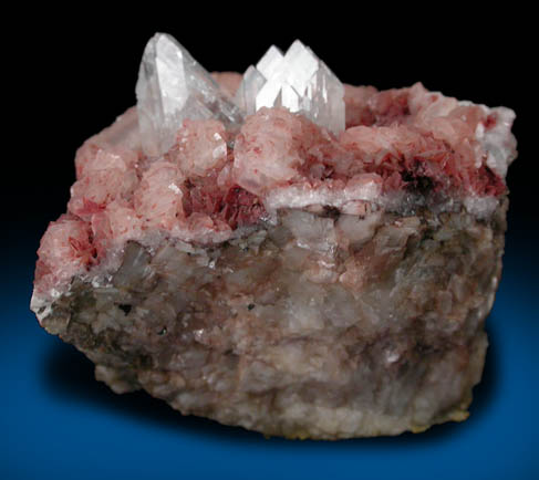 Barite with Calcite from Frizington, West Cumberland Iron Mining District, Cumbria, England