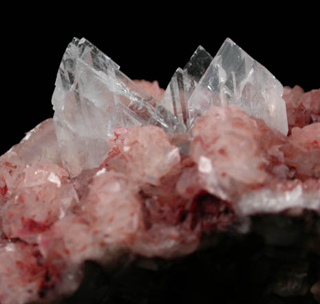 Barite with Calcite from Frizington, West Cumberland Iron Mining District, Cumbria, England