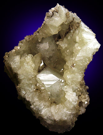 Apophyllite on Datolite from Millington Quarry, Bernards Township, Somerset County, New Jersey