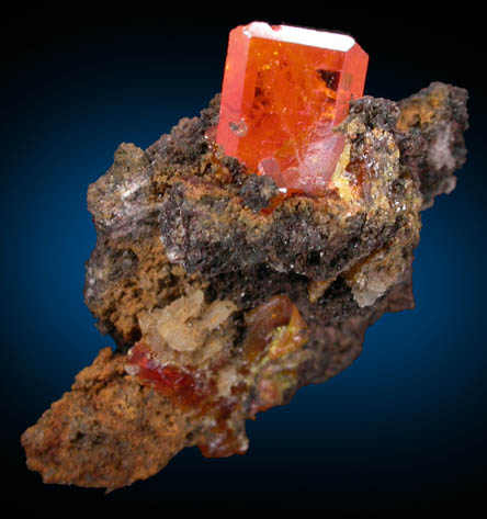 Wulfenite from Red Cloud Mine, Silver District, La Paz County, Arizona