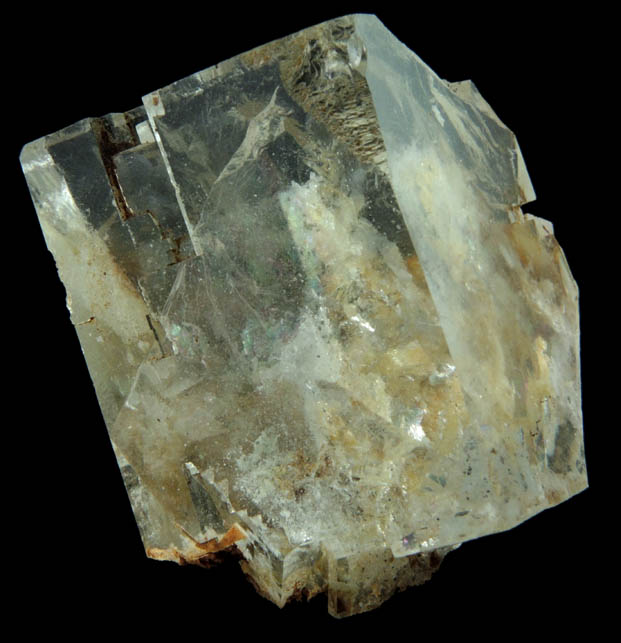 Fluorite with internal phantom-growth zone from Dalnegorsk, Primorskiy Kray, Russia