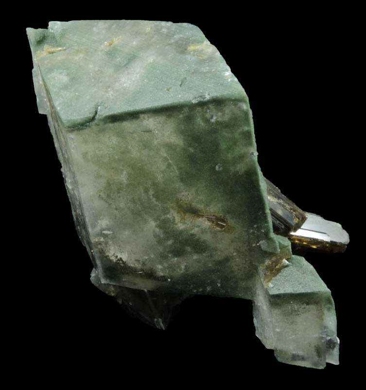 Epidote and Orthoclase var. Adularia with Actinolite inclusions from Alchuri, Shigar Valley, Gilgit-Baltistan, Pakistan