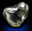 Diamond (6.45 carat gray irregular crystal) from Sakha (Yakutia) Republic, Siberia, Russia