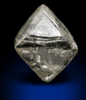 Diamond (2.58 carat pale-yellow octahedral crystal) from Sakha (Yakutia) Republic, Siberia, Russia