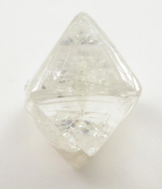 Diamond (1.85 carat pale-yellow octahedral crystal) from Sakha (Yakutia) Republic, Siberia, Russia