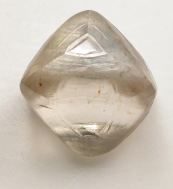 Diamond (2.31 carat champagne-brown octahedral crystal) from Diamantino, Matto Grosso, Brazil