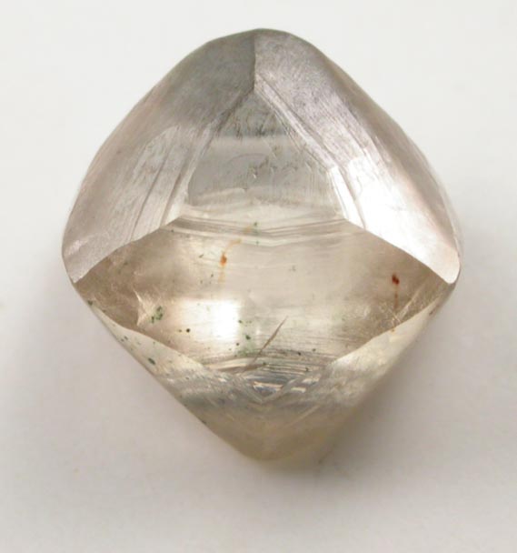 Diamond (2.31 carat champagne-brown octahedral crystal) from Diamantino, Matto Grosso, Brazil