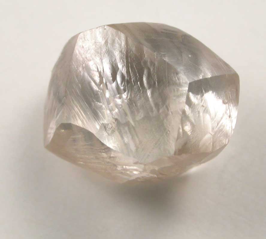 Diamond (2.01 carat gem-grade cuttable brown dodecahedral crystal) from Northern Cape Province, South Africa