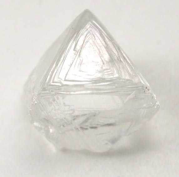 Diamond (1.37 carat gem-grade colorless octahedral crystal) from Jericho Mine, Nunavut, Canada