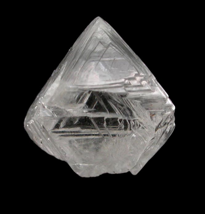 Diamond (1.37 carat gem-grade colorless octahedral crystal) from Jericho Mine, Nunavut, Canada