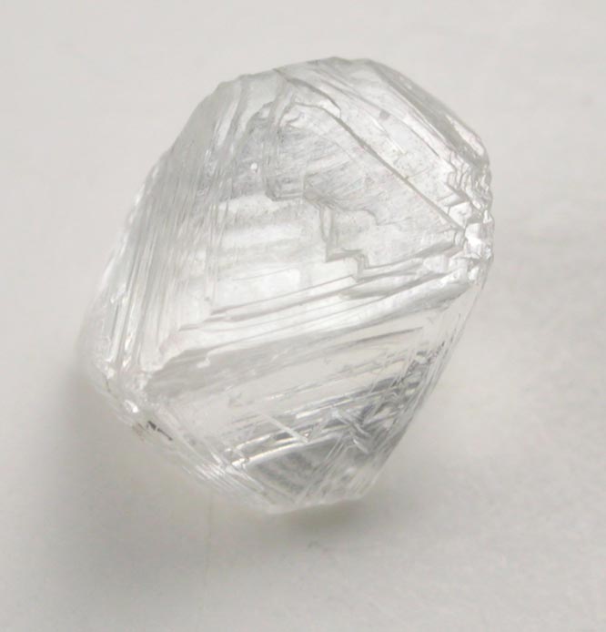 Diamond (1.38 carat gem-grade colorless octahedral crystal) from Jericho Mine, Nunavut, Canada