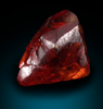 Diamond (1.31 carat fancy red-brown irregular crystal) from Zimbabwe