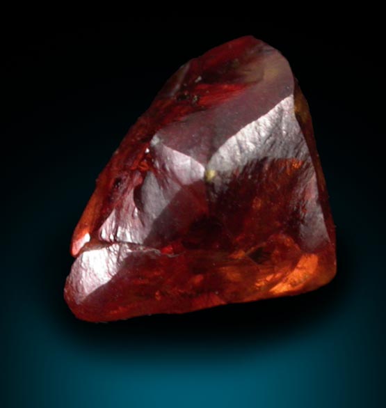 Diamond (1.31 carat fancy red-brown irregular crystal) from Zimbabwe