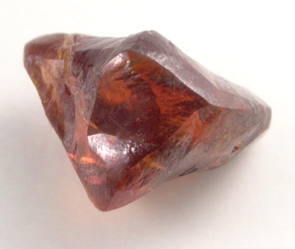 Diamond (1.31 carat fancy red-brown irregular crystal) from Zimbabwe