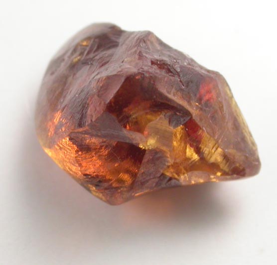 Diamond (1.31 carat fancy red-brown irregular crystal) from Zimbabwe