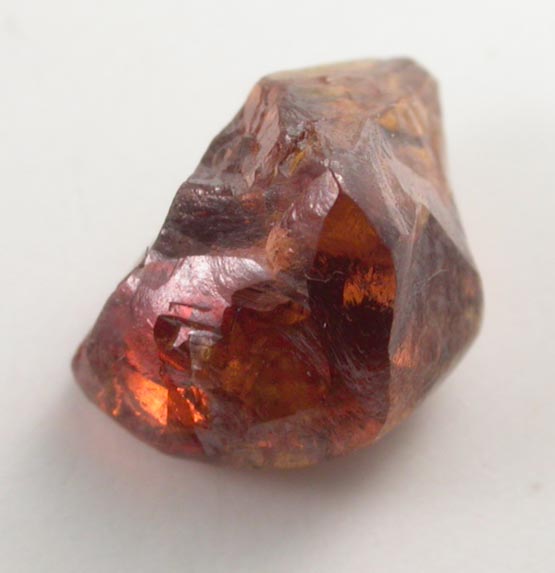 Diamond (1.31 carat fancy red-brown irregular crystal) from Zimbabwe