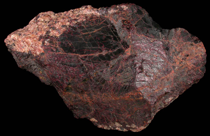 Zincite with Willemite and Franklinite from Franklin Mine, Sussex County, New Jersey (Type Locality for Zincite and Franklinite)