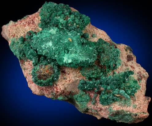 Brochantite from east of Paoli, Garvin County, Oklahoma
