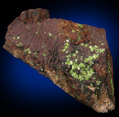 Autunite on Jarosite from Apex Mine, Lander County, Nevada