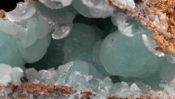 Hemimorphite from 79 Mine, Banner District, near Hayden, Gila County, Arizona