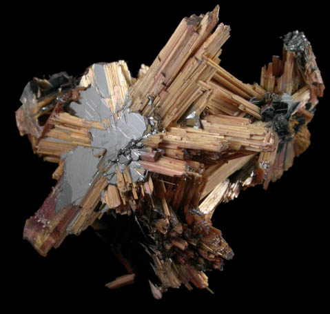 Rutile and Hematite from Novo Horizonte, Bahia, Brazil