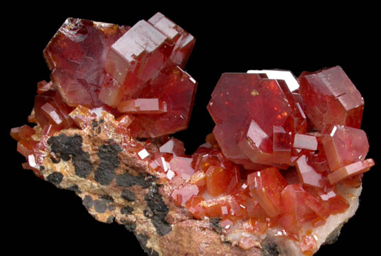 Vanadinite from Mibladen, Haute Moulouya Basin, Zeida-Aouli-Mibladen belt, Midelt Province, Morocco