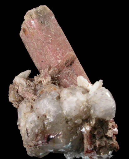 Serandite with Analcime from Poudrette Quarry, Mont Saint-Hilaire, Qubec, Canada