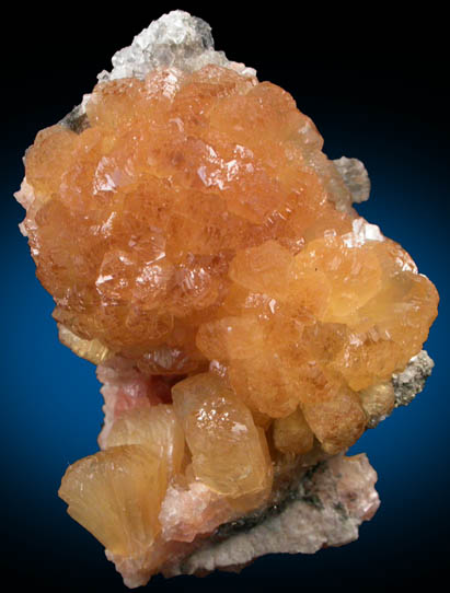 Stellerite-Stilbite from Sokolovskiy Mine, Rudnyy, Kustanay Oblast, Kazakhstan